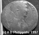 Cleopatra Coin Image © A D Philippidis 1997